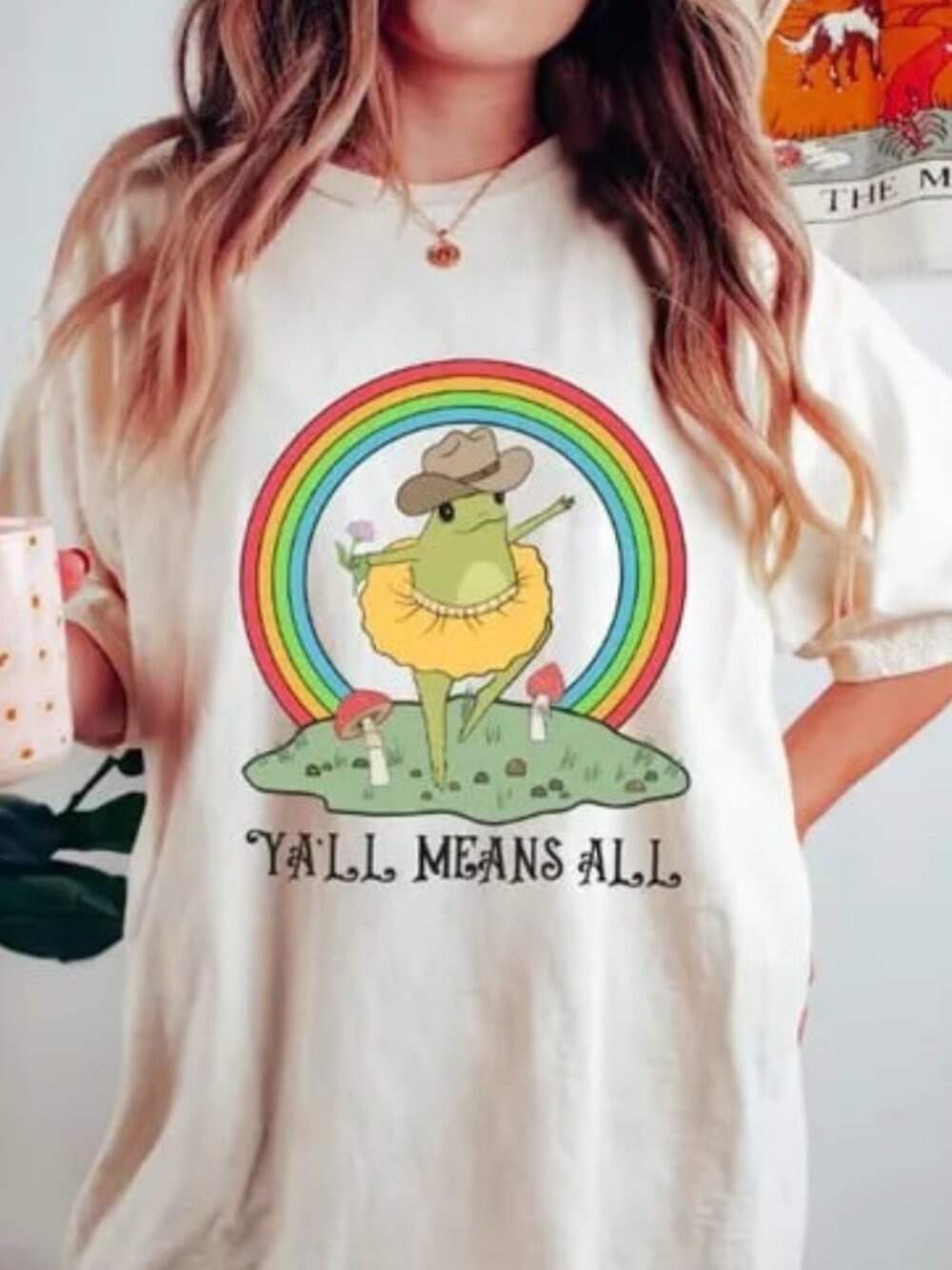 Yall Means All Frog Shirt, Pride Graphic T-Shirt, Pride Month Tee